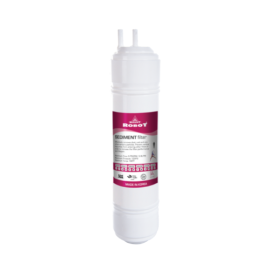 Lõi Sediment PP (đúc nguyên khối-Korea), lõi sử dụng nguyên liệu sợi Polypropylene bông xốp được nén chặt có khe hở  ≤ 5 micron.